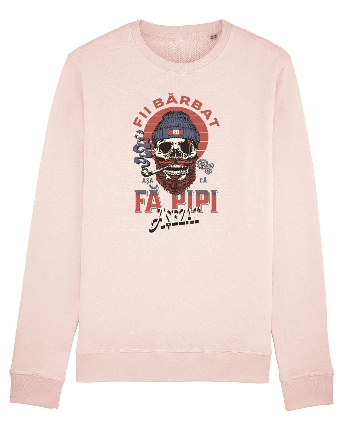 Bluză mânecă lungă Unisex Rise Candy Pink