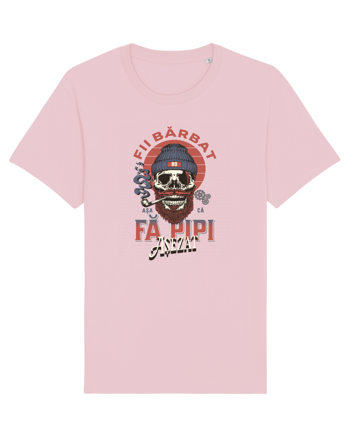Tricou mânecă scurtă Unisex Rocker Cotton Pink
