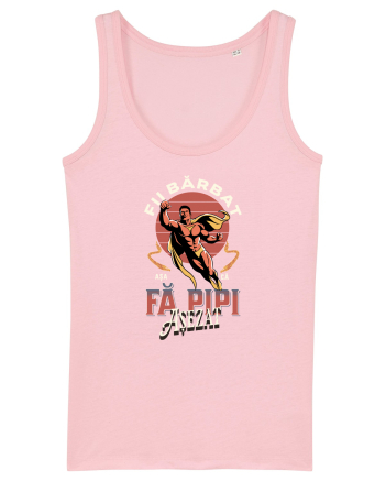 E timpul sa fii barbat, fă pipi așezat! Scoate bărbăția din tine. Sarcasm Cotton Pink