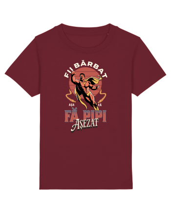 E timpul sa fii barbat, fă pipi așezat! Scoate bărbăția din tine. Sarcasm Burgundy