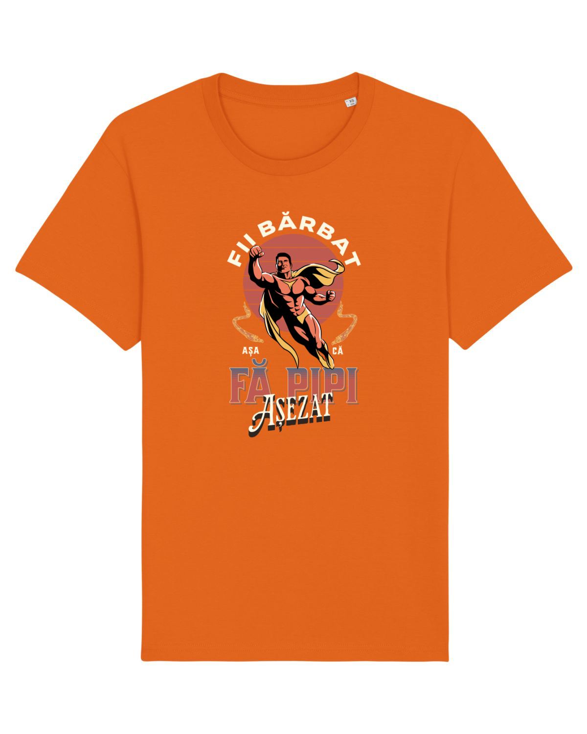 Tricou mânecă scurtă Unisex Rocker Bright Orange