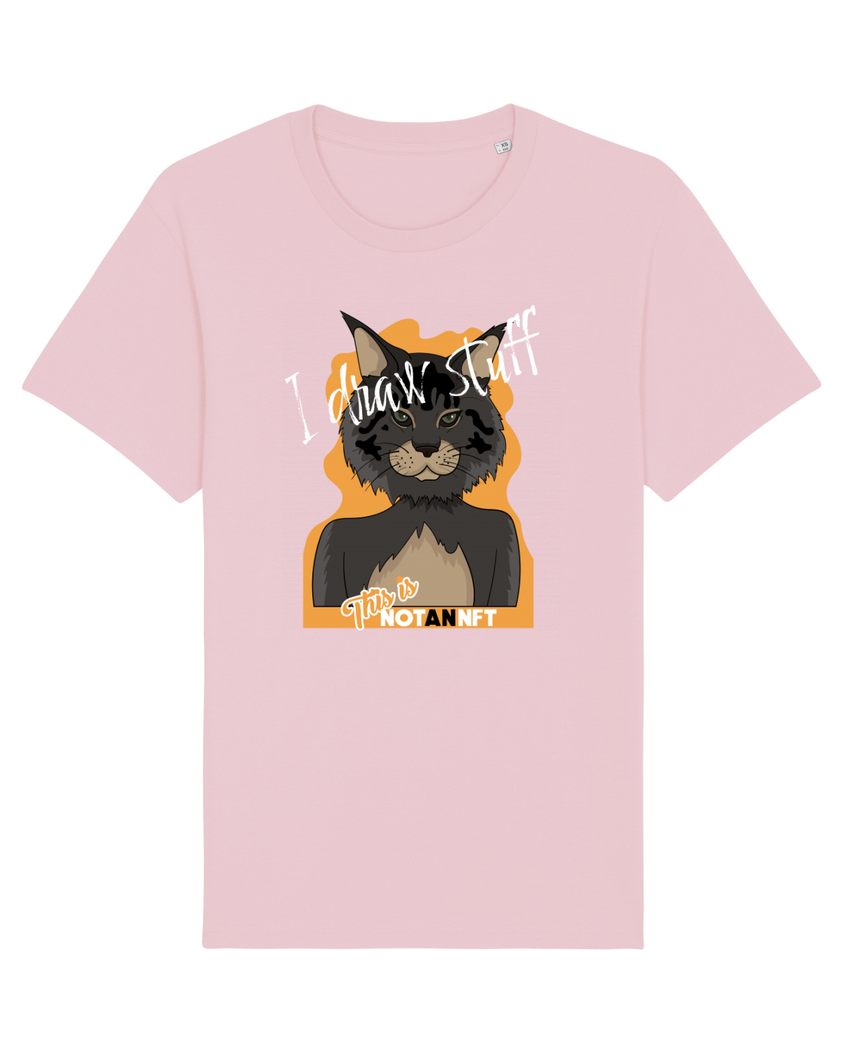 Tricou mânecă scurtă Unisex Rocker Cotton Pink