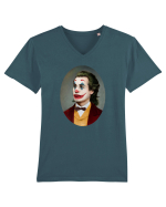 Eminescu Joker Jokerescu Tricou mânecă scurtă guler V Bărbat Presenter