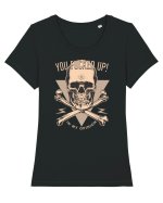 You Fucked Up in my Opinion Tricou mânecă scurtă guler larg fitted Damă Expresser