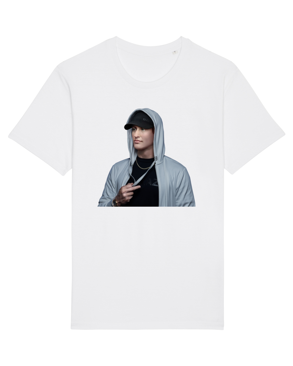 Tricou mânecă scurtă Unisex Rocker White