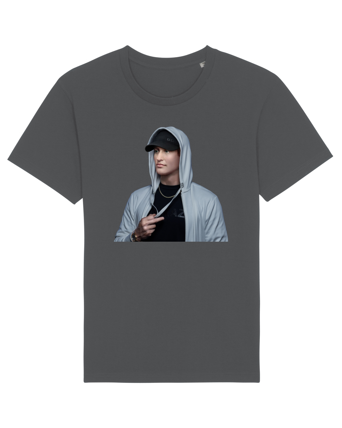 Tricou mânecă scurtă Unisex Rocker Anthracite