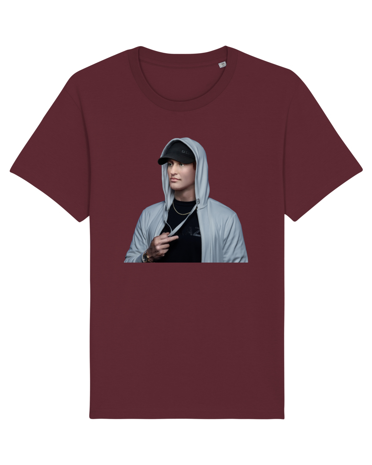 Tricou mânecă scurtă Unisex Rocker Burgundy