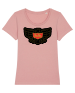GL1500 Goldwing V1.1 Tricou mânecă scurtă guler larg fitted Damă Expresser