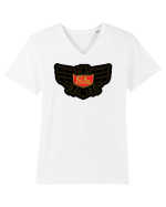 GL1500 Goldwing V1.1 Tricou mânecă scurtă guler V Bărbat Presenter