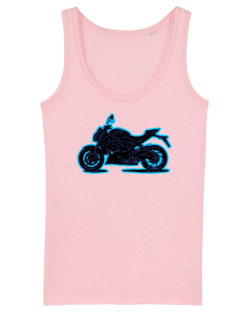 Street Motorcycle Neon Cotton Pink