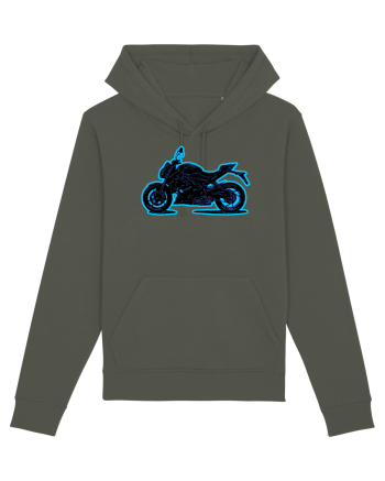 Street Motorcycle Neon Khaki