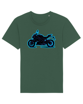 Street Motorcycle Neon Bottle Green