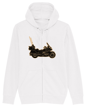 Motorcycle of gold White