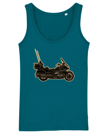 Motorcycle of gold Ocean Depth