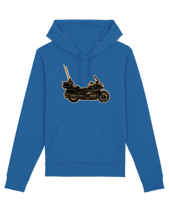 Motorcycle of gold Royal Blue