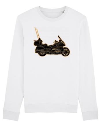 Motorcycle of gold White