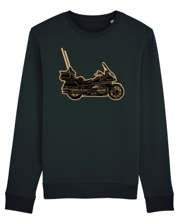 Motorcycle of gold Black