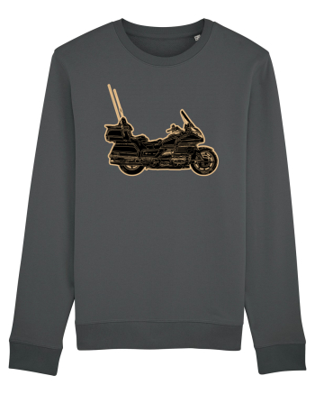 Motorcycle of gold Anthracite