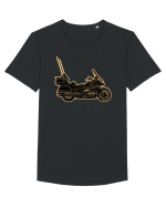 Motorcycle of gold Tricou mânecă scurtă guler larg Bărbat Skater
