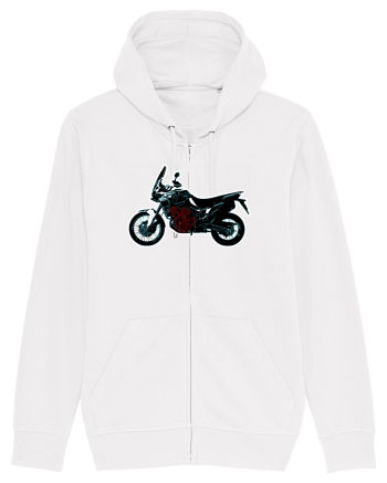 Adventure motorcycles are fun Africa Twin White