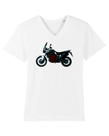 Adventure motorcycles are fun Africa Twin White