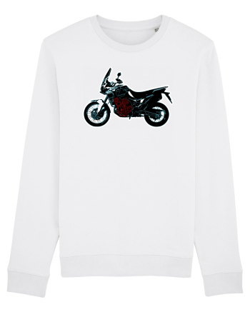 Adventure motorcycles are fun Africa Twin White