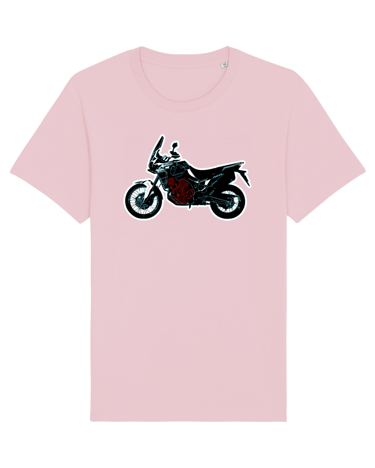 Tricou mânecă scurtă Unisex Rocker Cotton Pink