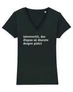 introvertit Tricou mânecă scurtă guler V Damă Evoker