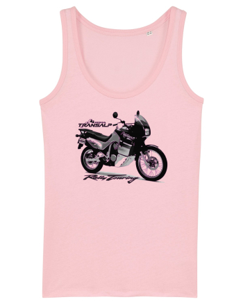 Adventure motorcycles are fun Transalp 600 Cotton Pink