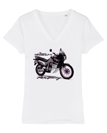 Adventure motorcycles are fun Transalp 600 White