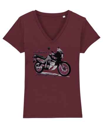 Adventure motorcycles are fun Transalp 600 Burgundy