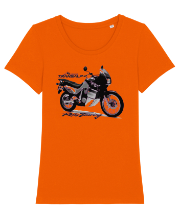 Adventure motorcycles are fun Transalp 600 Bright Orange