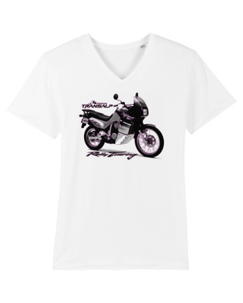 Adventure motorcycles are fun Transalp 600 White