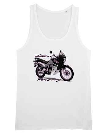 Adventure motorcycles are fun Transalp 600 White