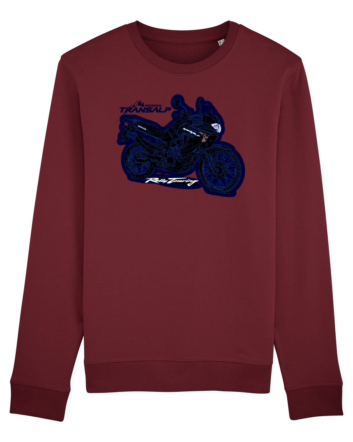 Bluză mânecă lungă Unisex Rise Burgundy