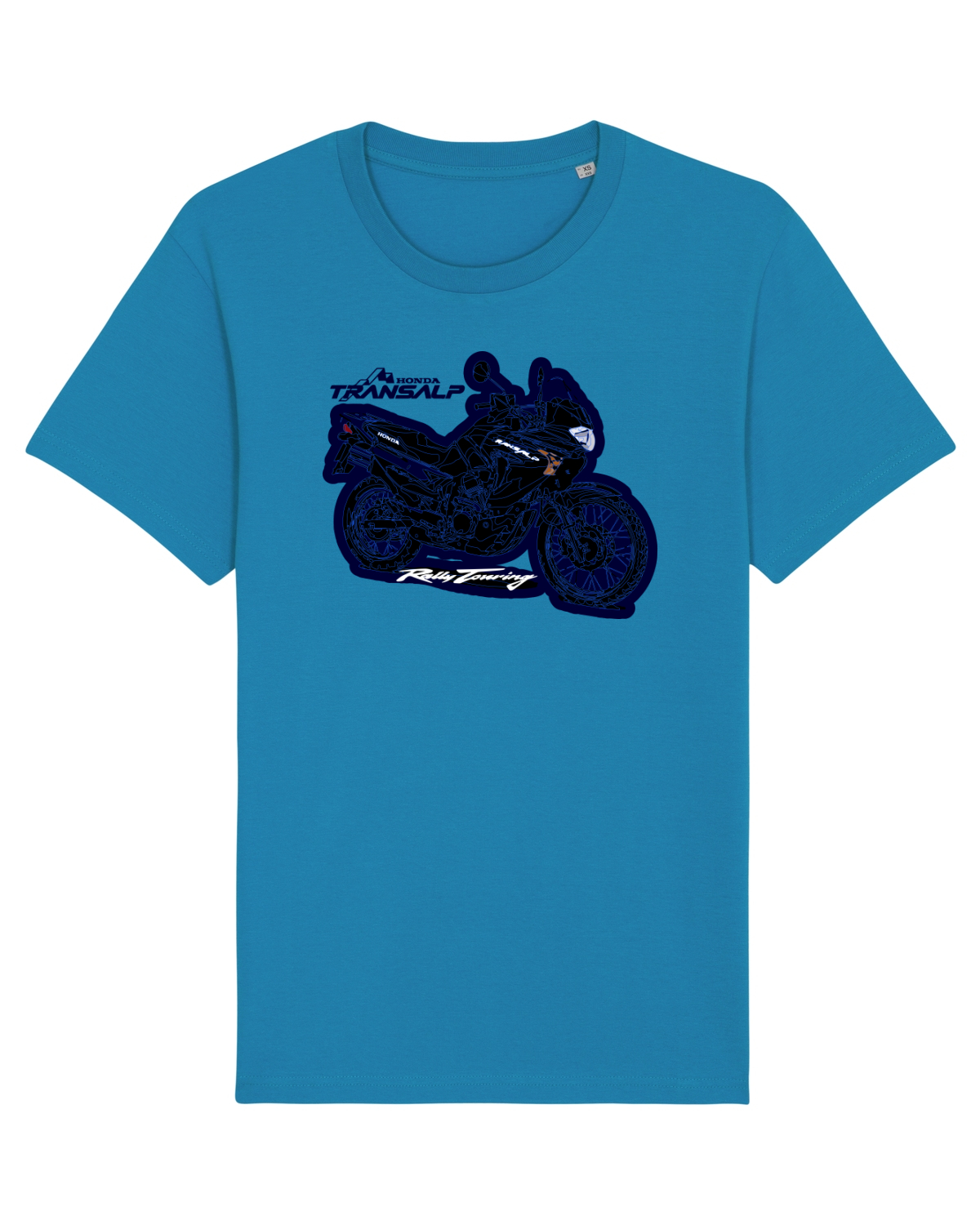 Tricou mânecă scurtă Unisex Rocker Azur