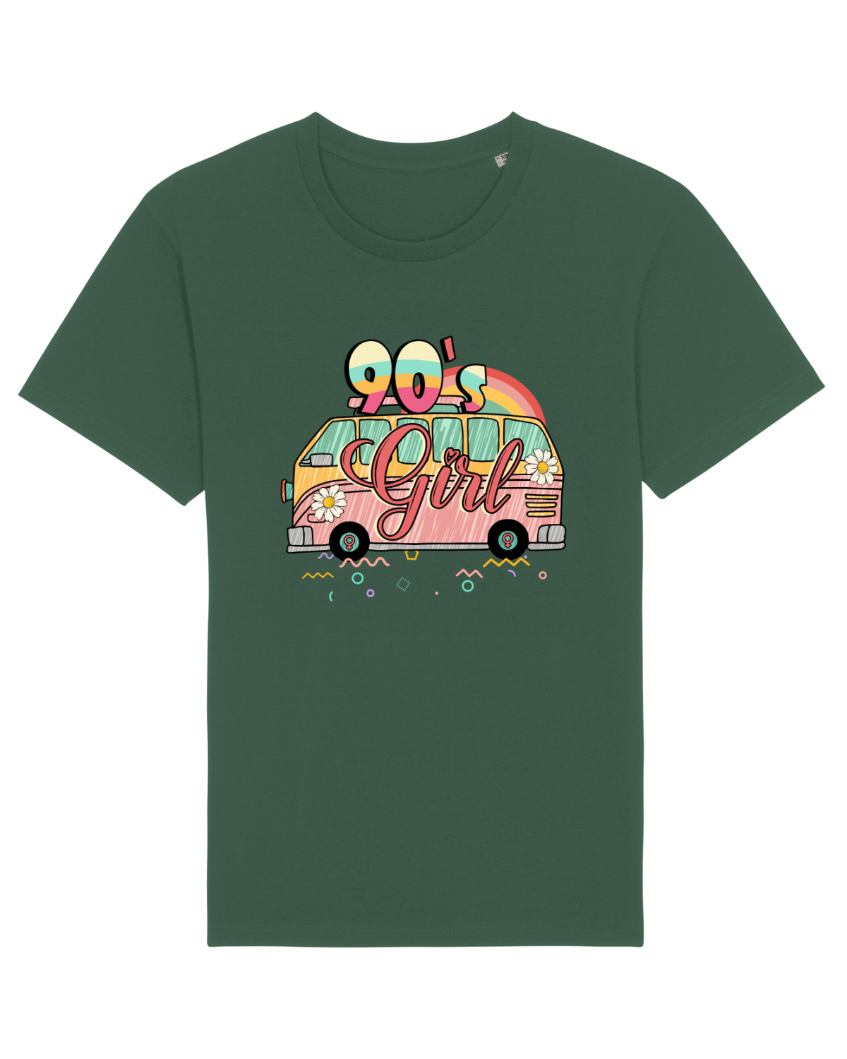 Tricou mânecă scurtă Unisex Rocker Bottle Green