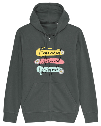 Empowered Determined Unstoppable Anthracite