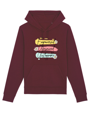 Empowered Determined Unstoppable Burgundy