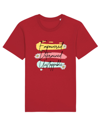 Empowered Determined Unstoppable Red