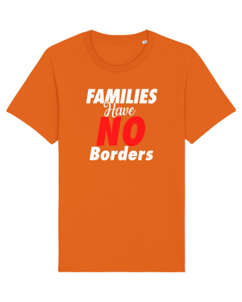 Families have no borders Bright Orange