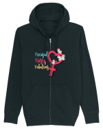 Focused Fierce Fabulous Hanorac cu fermoar Unisex Connector