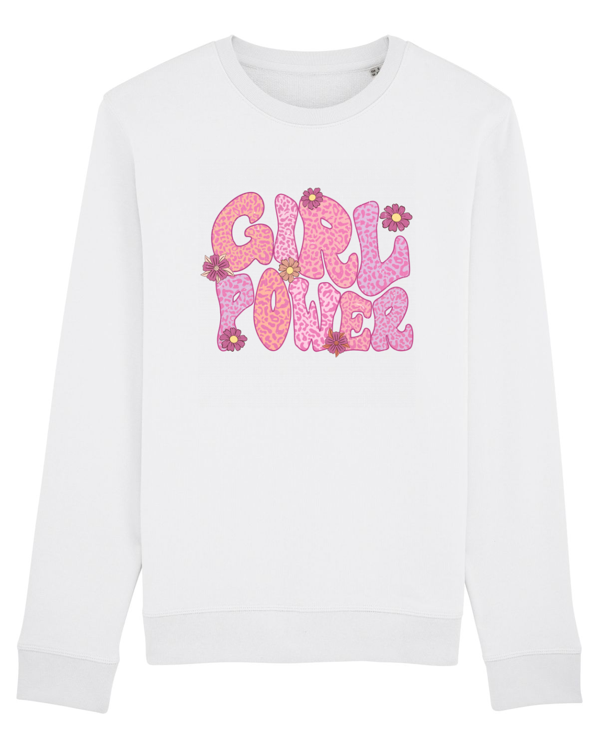 Bluză mânecă lungă Unisex Rise White