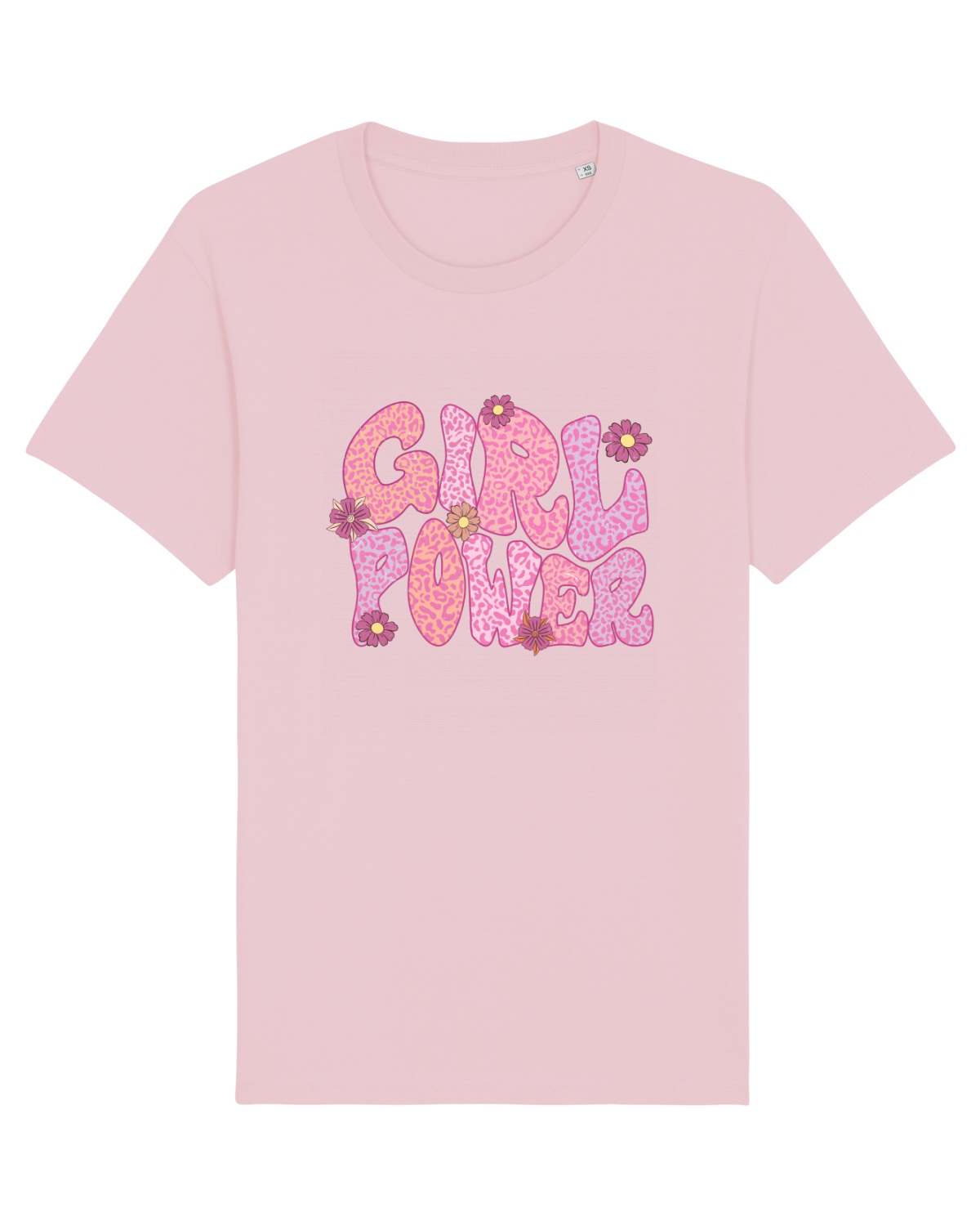 Tricou mânecă scurtă Unisex Rocker Cotton Pink