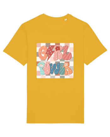 Girl Power Retro Style Spectra Yellow