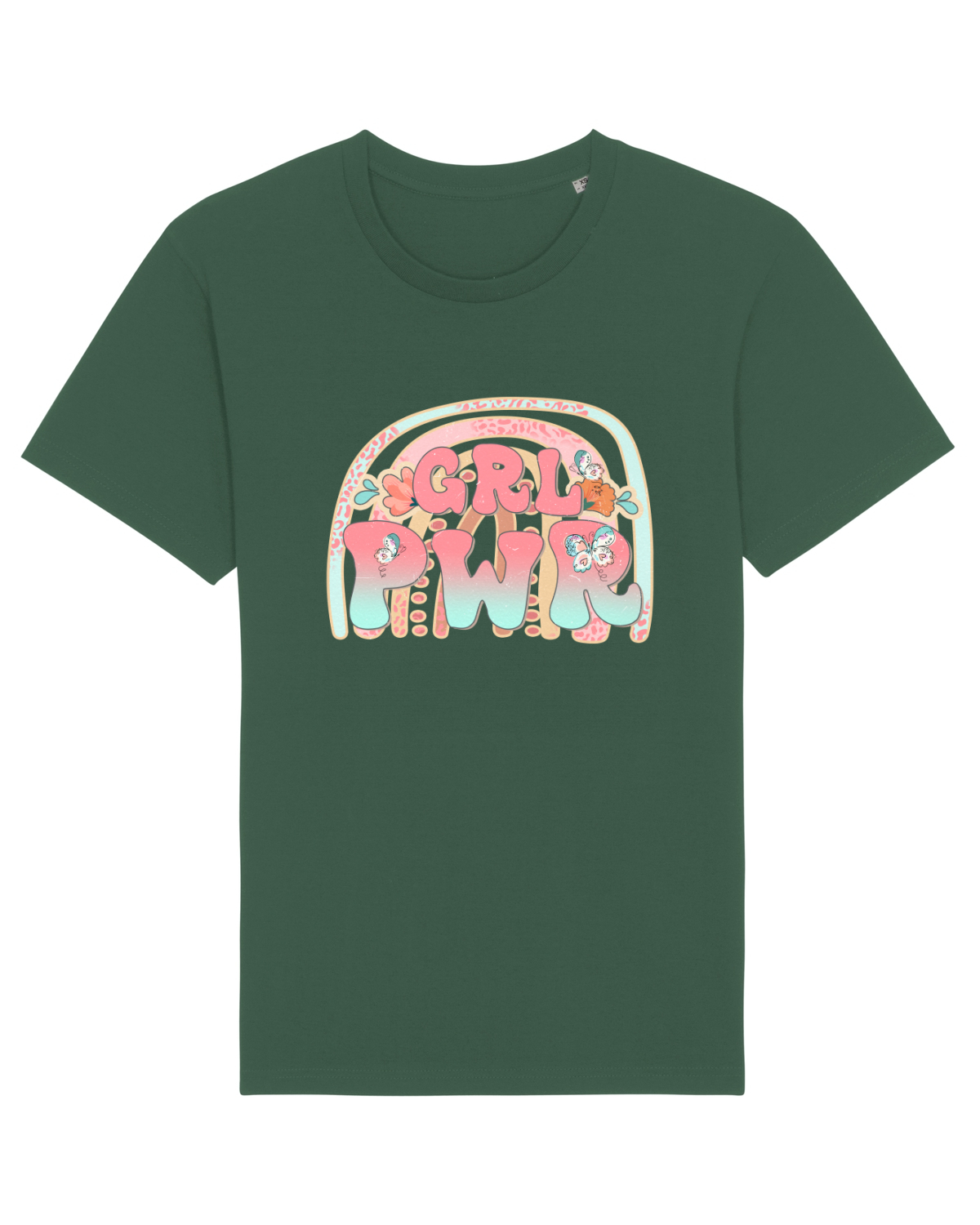 Tricou mânecă scurtă Unisex Rocker Bottle Green