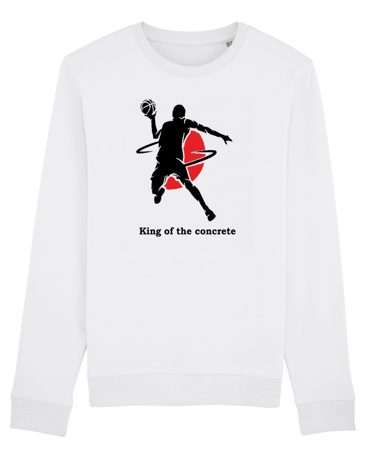 Bluză mânecă lungă Unisex Rise White