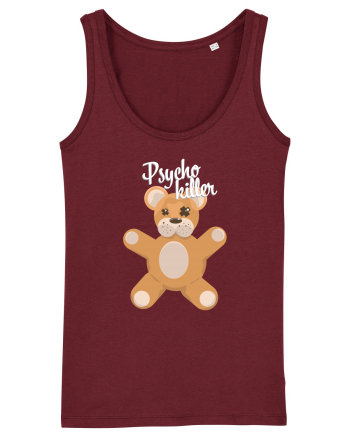 Psycho killer teddy bear Burgundy