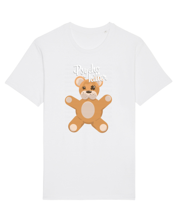 Psycho killer teddy bear White