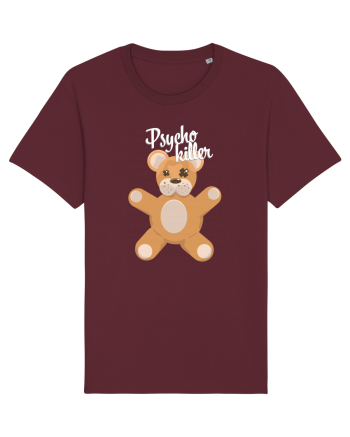 Psycho killer teddy bear Burgundy
